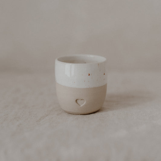 Tasse à espresso cœur