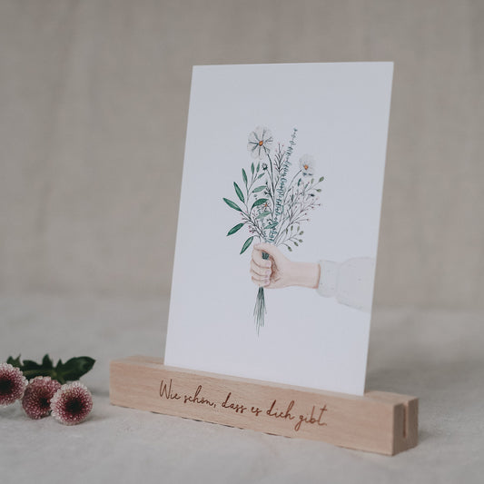 Porte-cartes Wie schön 15 cm en lot de 2