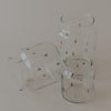 Vase aus Glas groß Tannen