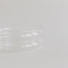 Detailansicht der seitlichen Glasstruktur der Bubbles Schale – elegantes und klares Design.