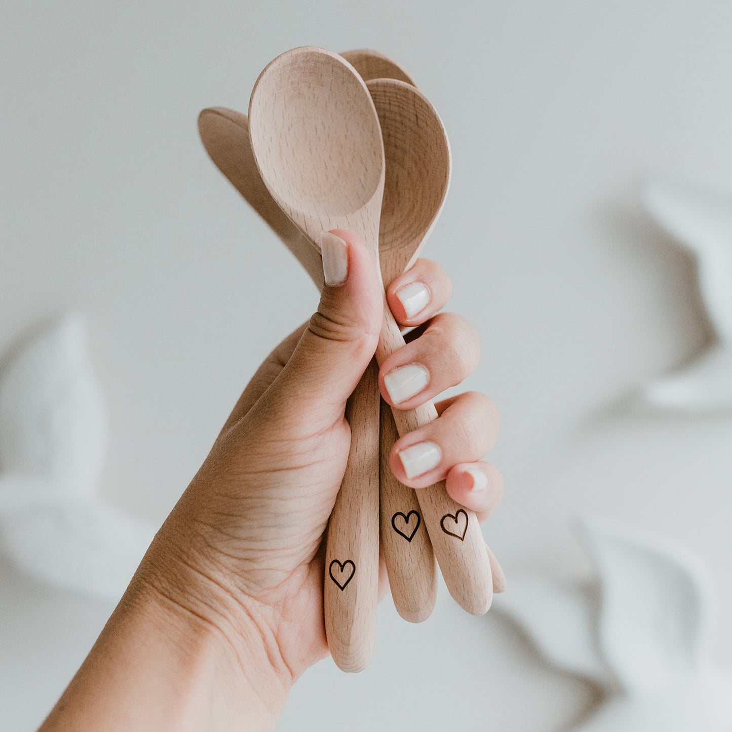 Holzlöffel im 4er Set
