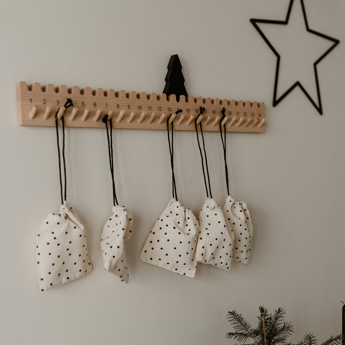 Calendrier de l'avent sapin