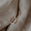 Creole Nele Gold 2 cm | Eulenschnitt 