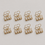 Clip klein gold 8er Set