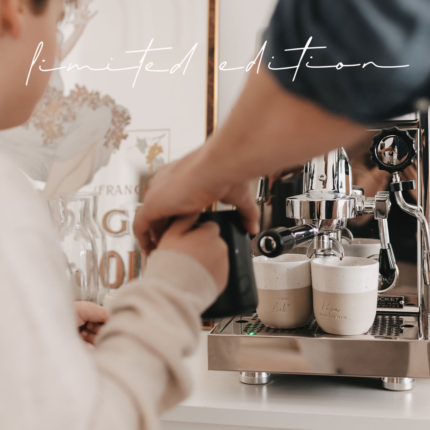 Limitierter Becher Papa Du bist der Beste | Eulenschnitt 