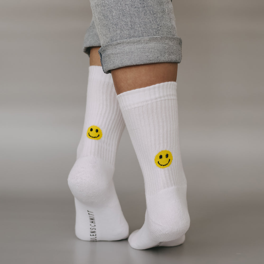 Socken Smiley gelb