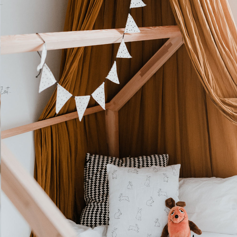 Wimpelkette Punkte aus Stoff