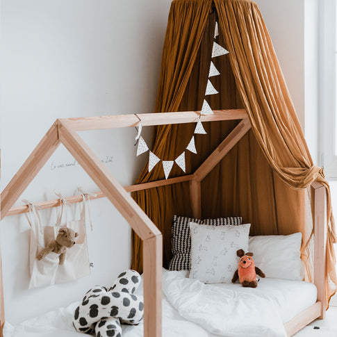 Wimpelkette Punkte aus Stoff