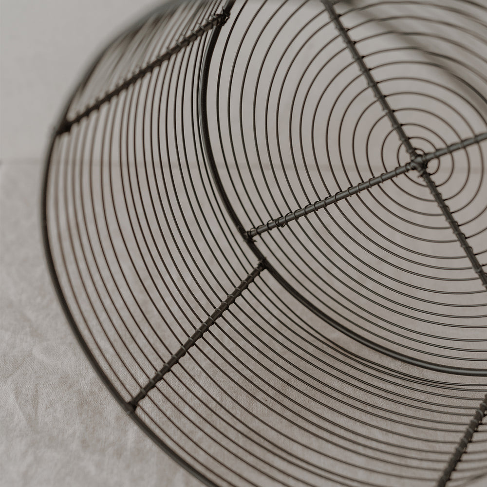 Panier en fil métallique rond de 27 cm