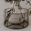 Panier en fil métallique rond de 27 cm