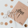 Holzschriftzug Lots of Love