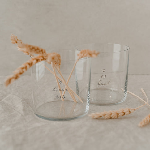 Trinkglas im 2er Set Dreams schwarz