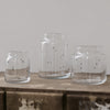 Vase aus Glas klein Punkte