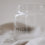 Vase aus Glas mittel Hello