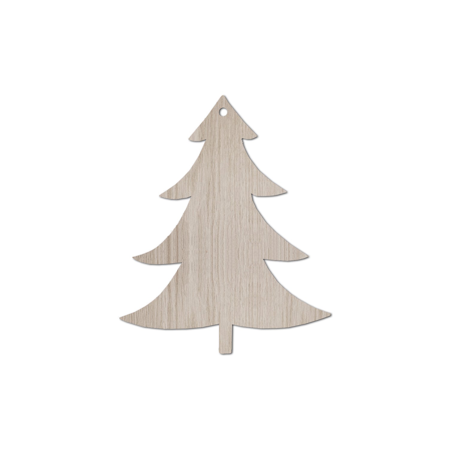 Pendentif en bois de sapin naturel en lot de 8