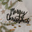 Holzschriftzug Merry Christmas Schwarz