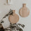 Mini planches à découper Hello Love en chêne en lot de 2