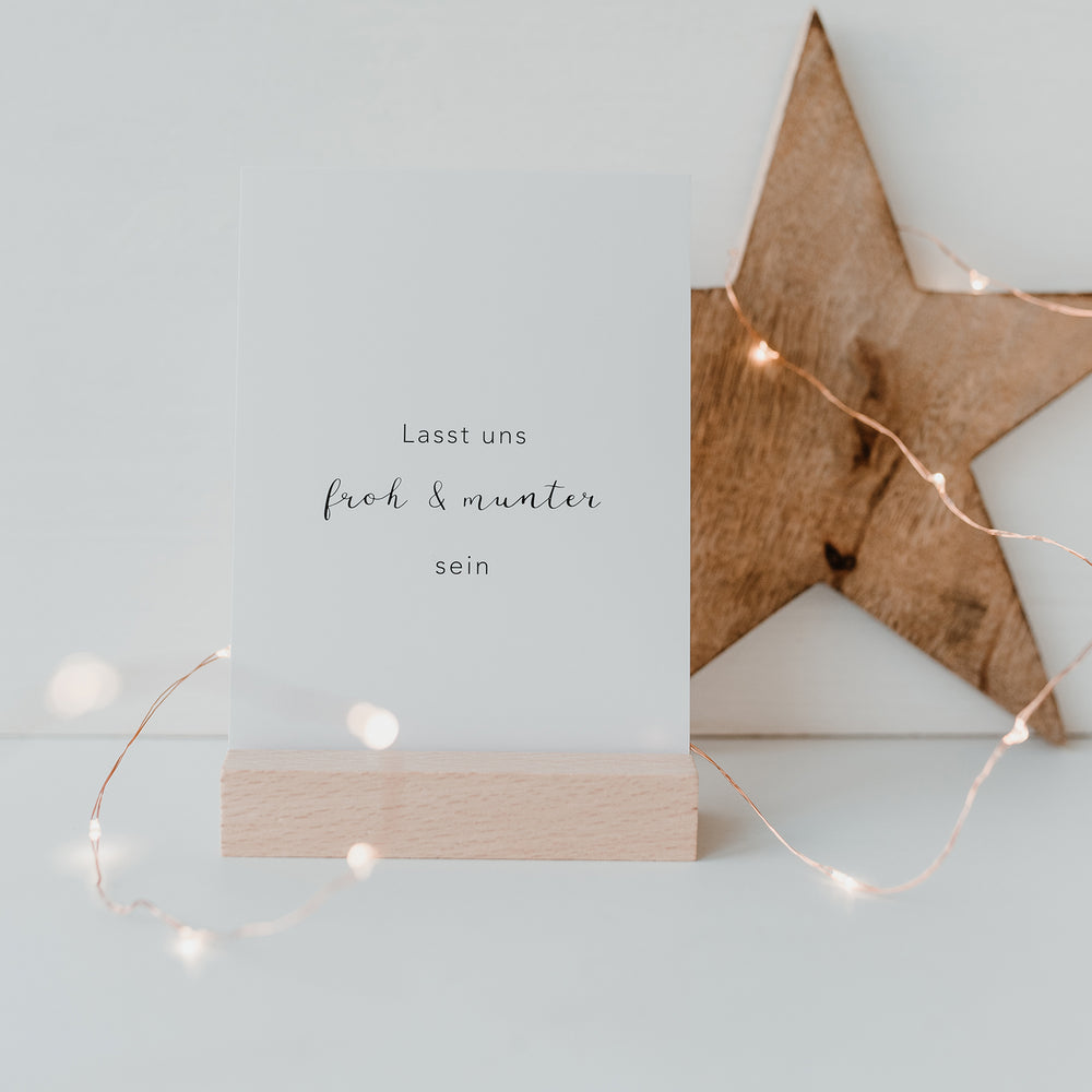 Kartenset Weihnachtssprüche 6er Set