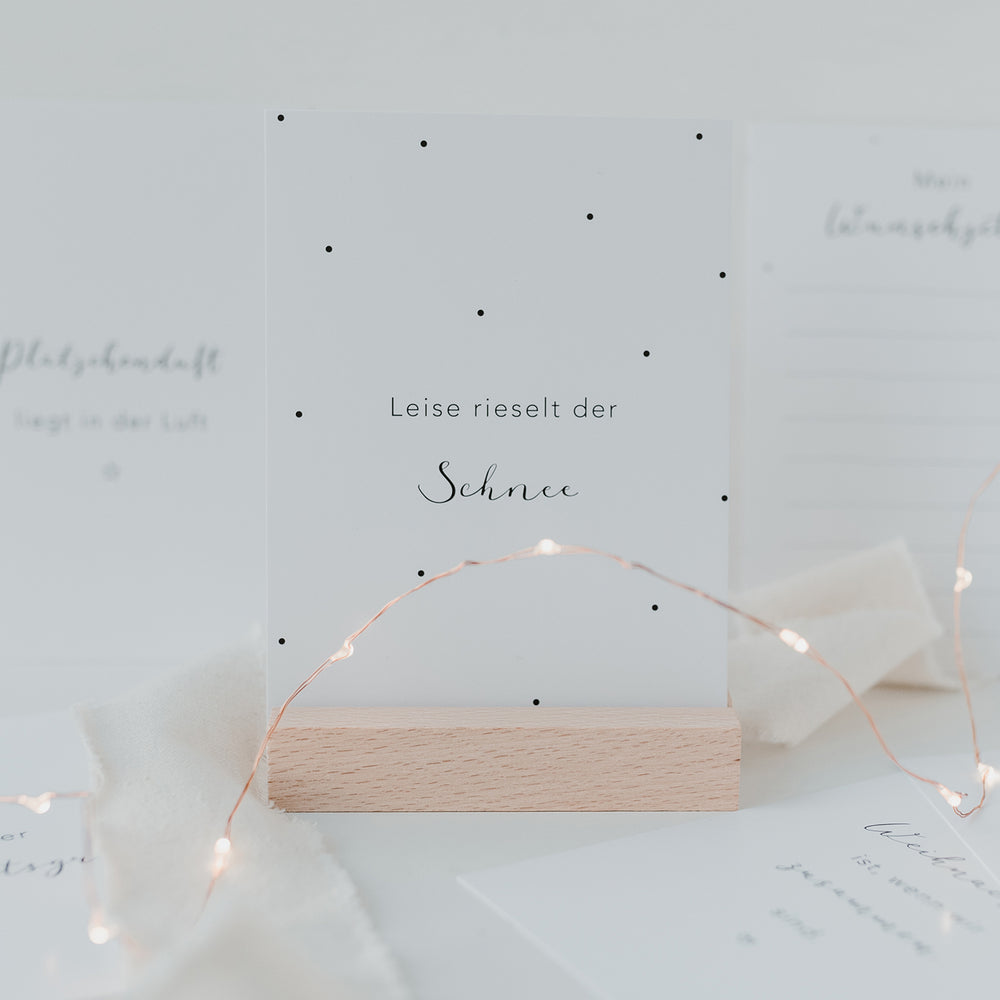 Kartenset Weihnachtssprüche 6er Set