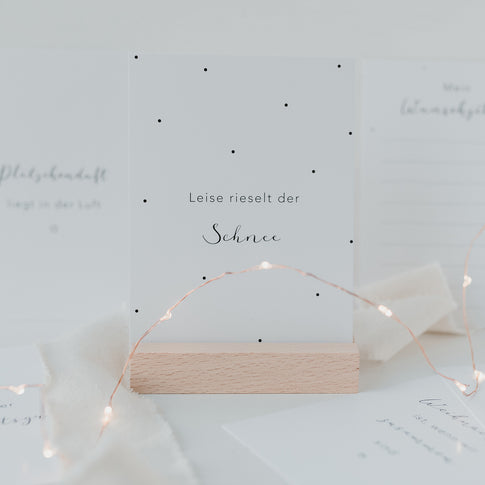Kartenset Weihnachtssprüche 6er Set
