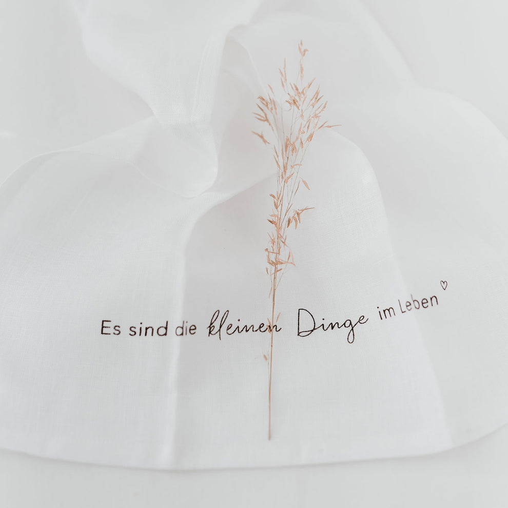 Leinen Geschirrtücher Sprüche im 2er Set