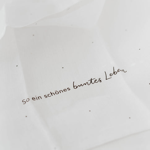 Leinen Geschirrtücher Sprüche im 2er Set