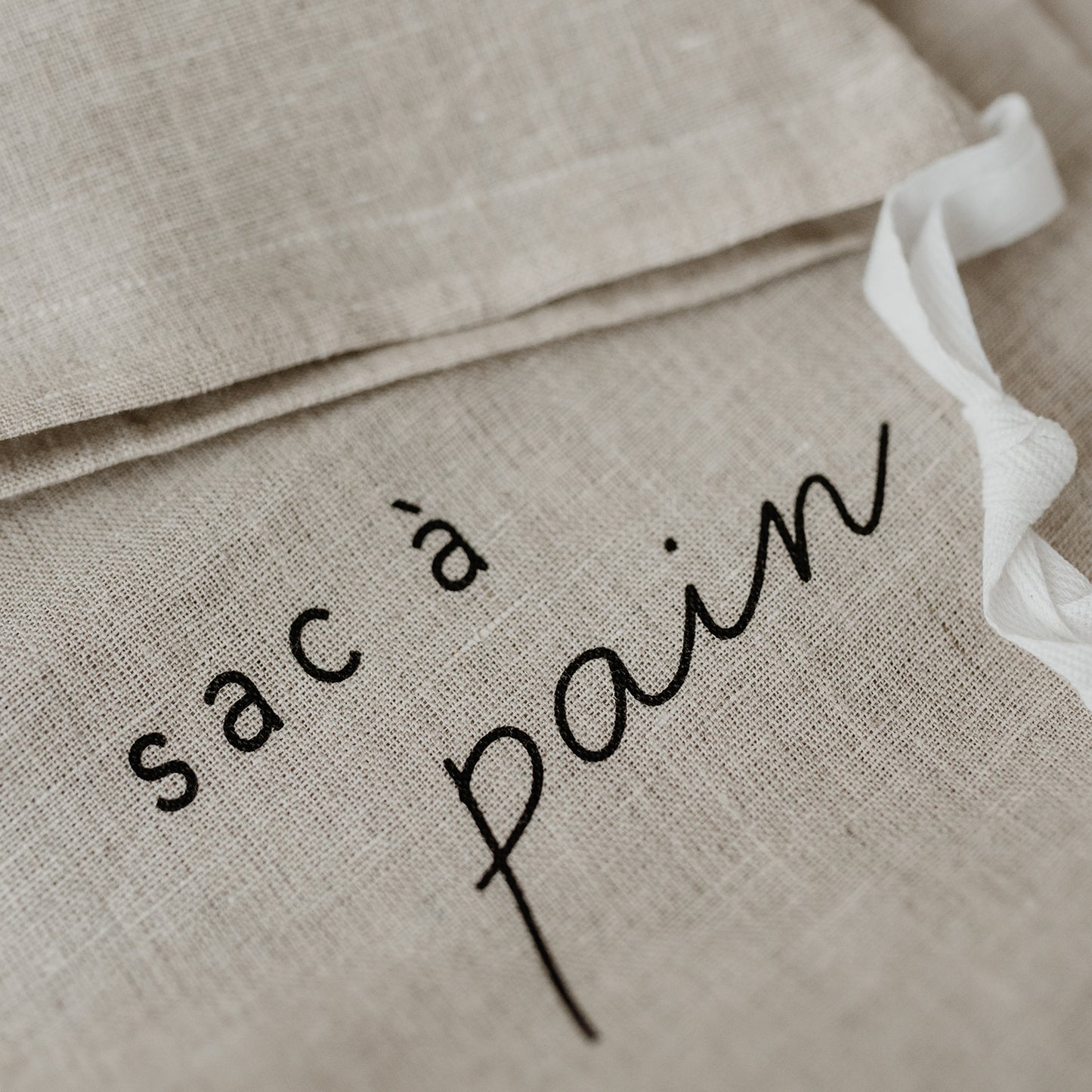 Sac a pain en lin