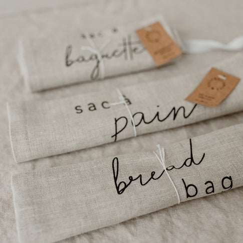 Sac à baguette en lin