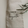 Sac à baguette en lin