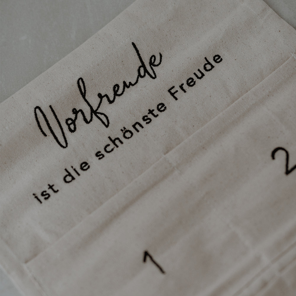 Adventskalender Vorfreude 30cm