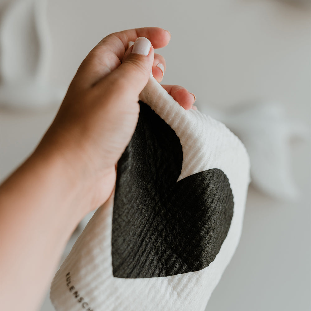 Chiffons éponges Herz en lot de 3