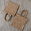 Mini Jute Shopper Sterne im 2er Set