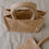 Mini Jute Shopper Sterne im 2er Set