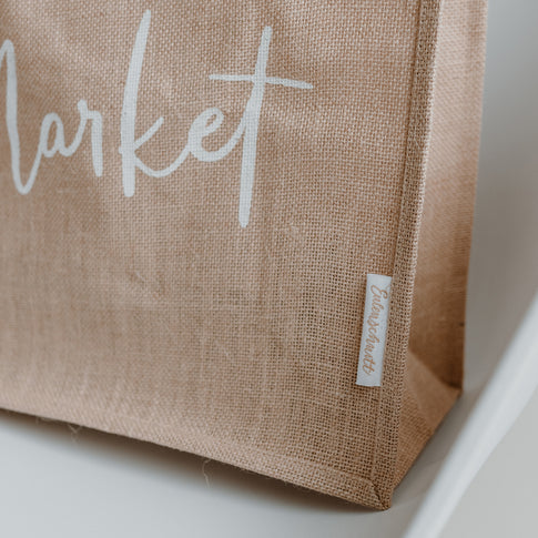 Cabas en jute To the market
