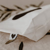 Sac cosmétique coeur blanc