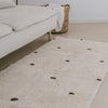 Tapis couloir tissé à pois 200x70cm
