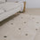 Tapis couloir tissé à pois 200x70cm
