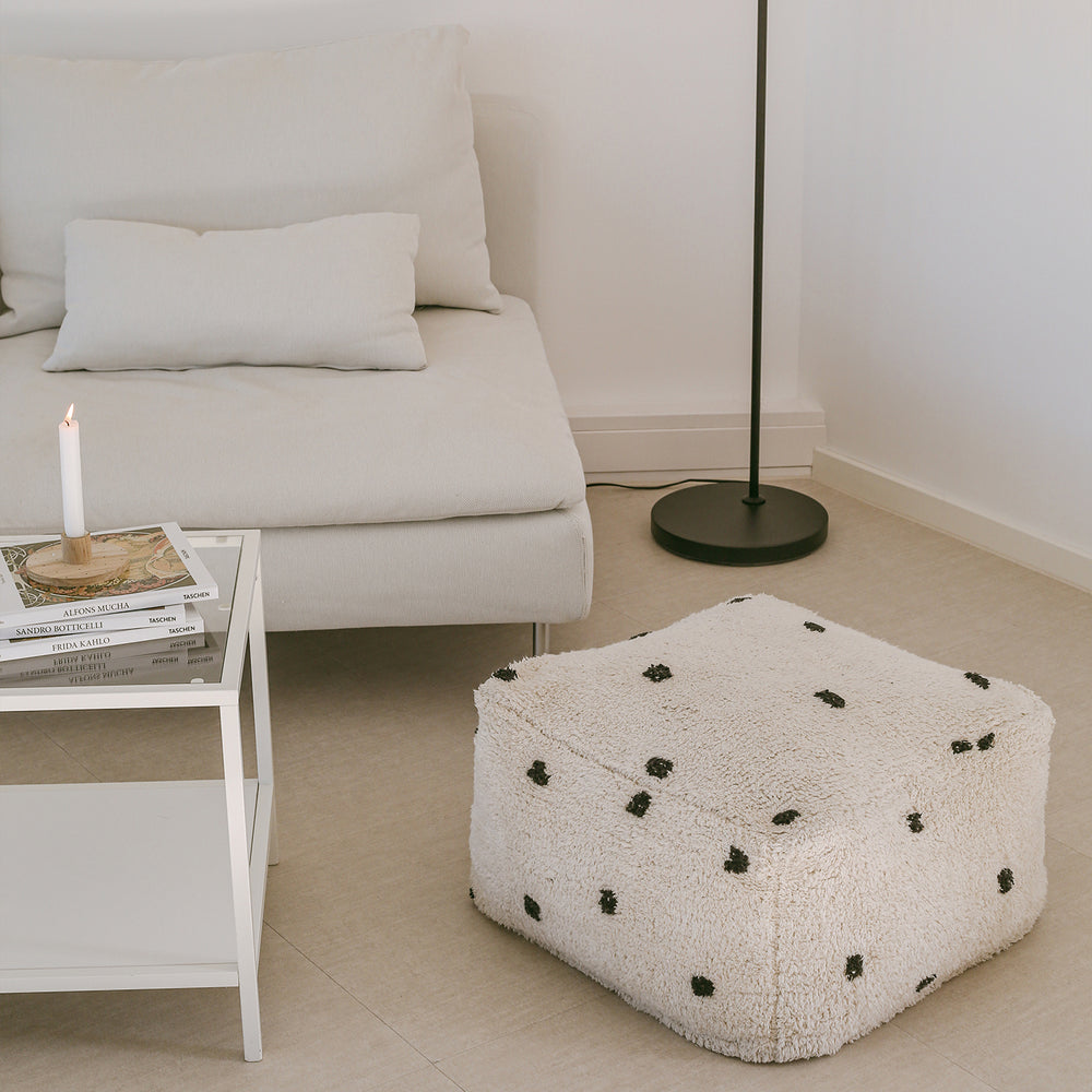 Pouf à pois
