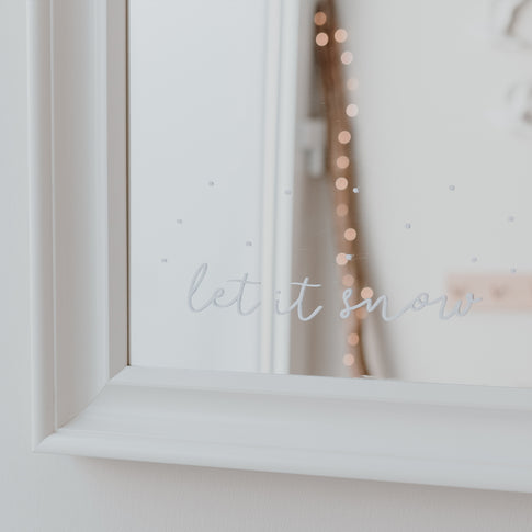 Wandsticker Let It Snow
